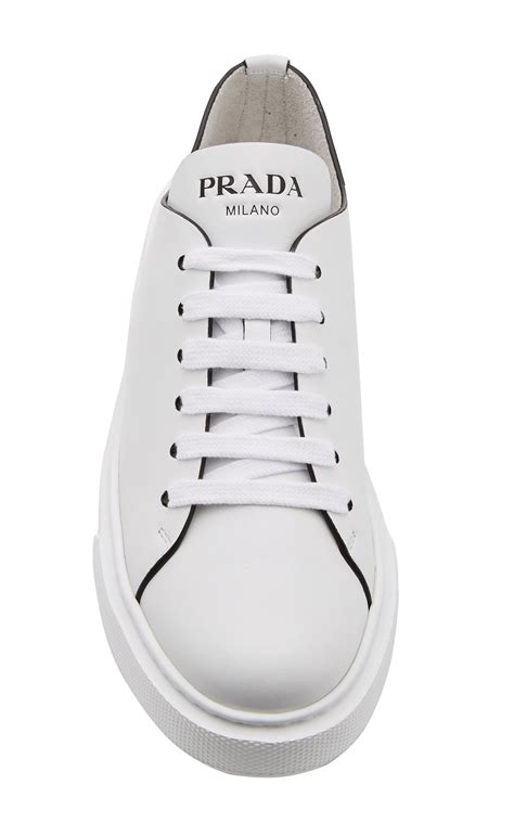 prada leather chunky trainers